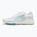 Дамски обувки за хандбал PUMA Accelerate Nitro SQD 4 Game On puma white/baltic sea blue/fresh water 8