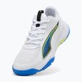 Детски обувки за хандбал PUMA Accelerate 4 Game On Jr puma white/glowing red/ultra blue 10