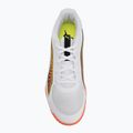 Детски обувки за хандбал PUMA Accelerate 4 Game On Jr puma white/glowing red/ultra blue 5