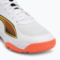 Детски обувки за хандбал PUMA Accelerate 4 Game On Jr puma white/glowing red/ultra blue 7