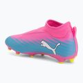Детски футболни обувки PUMA Ultra 6 Match+ LL FG/AG Jr poison pink/puma wht/sun stream/bright aqua/puma blk 3