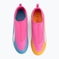 Детски футболни обувки PUMA Ultra 6 Match+ LL FG/AG Jr poison pink/puma wht/sun stream/bright aqua/puma blk 5