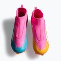 Детски футболни обувки PUMA Ultra 6 Match+ LL FG/AG Jr poison pink/puma wht/sun stream/bright aqua/puma blk 5