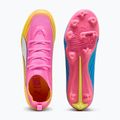 Детски футболни обувки PUMA Ultra 6 Pro Jr FG/AG poison pink/puma wht/sunstream/bright aqua/puma blk 3