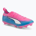 Детски футболни обувки PUMA Ultra 6 Pro Jr FG/AG poison pink/puma wht/sunstream/bright aqua/puma blk