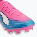 Детски футболни обувки PUMA Ultra 6 Pro Jr FG/AG poison pink/puma wht/sunstream/bright aqua/puma blk 7