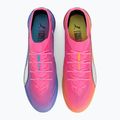 Футболни обувки PUMA Ultra 6 Ultimate FG poison pink/puma wht/sun stream/bright aqua/puma blk 5