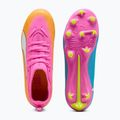 Детски футболни обувки PUMA Ultra 6 Match FG/AG Jr poison pink/puma wht/sun stream/bright aqua/puma blk 5