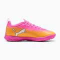 Детски футболни обувки PUMA Ultra 6 Play TT Jr poison pink/puma wht/sun stream/bright aqua/puma blk 2