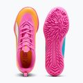 Детски футболни обувки PUMA Ultra 6 Play TT Jr poison pink/puma wht/sun stream/bright aqua/puma blk 4