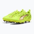 Детски футболни обувки PUMA Ultra 6 Play FG/AG Jr yellow alert/puma black/glowing red/lime squeeze 9