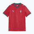 Детска футболна фланелка PUMA FPF Portugal Home Jersey Replica Club Jr червено/зелено