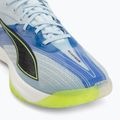 Обувки за хандбал PUMA Accelerate Nitro SQD 5 aqua glow/puma black/green glare/royal sapphire 7