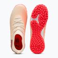 Детски футболни обувки PUMA Future 9 Match TT+ Mid Jr sugared almond/puma white/ultra red/puma black 5