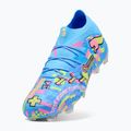 Футболни обувки PUMA Future 9 Ultimate Advanced Level FG puma white/blue glimmer/pink glimmer/yellow alert 4