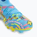 Футболни обувки PUMA Future 9 Match Advanced Level FG/AG puma white/blue glimmer/pink glimmer/yellow alert 7