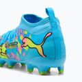 Детски футболни обувки PUMA Future 9 Match Advanced Level FG/AG Jr puma white/blue glimmer/pink glimmer/yellow alert 6