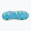 Детски футболни обувки PUMA Future 9 Match Advanced Level FG/AG Jr puma white/blue glimmer/pink glimmer/yellow alert 4