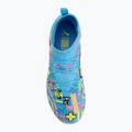 Детски футболни обувки PUMA Future 9 Match Advanced Level FG/AG Jr puma white/blue glimmer/pink glimmer/yellow alert 5