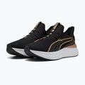Дамски обувки PUMA Softride Sabrina Polished Chrome puma black/puma white/puma gold 3