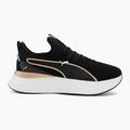 Дамски обувки PUMA Softride Sabrina Polished Chrome puma black/puma white/puma gold 2