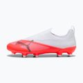 Детски футболни обувки PUMA Ultra 7 Match LL FG/AG Jr ultra red/puma black/puma white