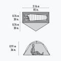 Палатка за трекинг за 1 човек MSR Hubba NX 1 gray 7