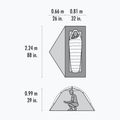 Палатка за трекинг 1-местна MSR Hubba Hubba HD 1P Tent green 2