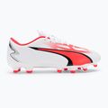 Мъжки футболни обувки PUMA Ultra Play FG/AG puma white/puma black/fire orchid 2
