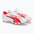 Мъжки футболни обувки PUMA Ultra Play FG/AG puma white/puma black/fire orchid 4