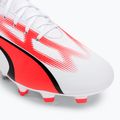 Мъжки футболни обувки PUMA Ultra Play FG/AG puma white/puma black/fire orchid 7