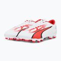 Мъжки футболни обувки PUMA Ultra Play FG/AG puma white/puma black/fire orchid 12