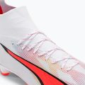 Мъжки футболни обувки PUMA Ultra Pro FG/AG puma white/puma black/fire orchid 8