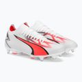 Мъжки футболни обувки PUMA Ultra Match MXSG puma white/puma black/fire orchid 4