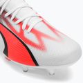 Мъжки футболни обувки PUMA Ultra Match MXSG puma white/puma black/fire orchid 7