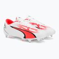 Мъжки футболни обувки PUMA Ultra Play MXSG puma white/puma black/fire orchid 4