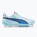 PUMA King Ultimate FG/AG мъжки футболни обувки silver sky/puma black/fire orchid 2