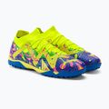 PUMA Future Match Energy TT мъжки футболни обувки ултра синьо/жълто алармено/светло розово 4