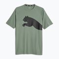 Мъжка тренировъчна тениска PUMA Train All Day Big Cat eucalyptus/puma black