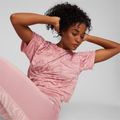 Дамска тренировъчна тениска PUMA Train Favorite Aop Crop future pink 3