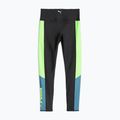 Дамски тренировъчни гамаши PUMA Fit Eversculpt Color Block Hw 7/8 puma black/speed green 4