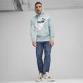 Мъжка блуза с качулка PUMA Power Graphic Hoodie TR turquoise surf 4