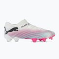 Футболни обувки PUMA Future 7 Ultimate Low FG/AG white/black/poison pink/bright aqua/silver mist 2