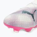 Футболни обувки PUMA Future 7 Ultimate Low FG/AG white/black/poison pink/bright aqua/silver mist 7