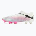 Футболни обувки PUMA Future 7 Ultimate Low FG/AG white/black/poison pink/bright aqua/silver mist 8