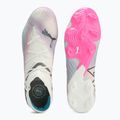 Футболни обувки PUMA Future 7 Ultimate Low FG/AG white/black/poison pink/bright aqua/silver mist 11