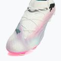 Футболни обувки PUMA Future 7 Ultimate Low FG/AG white/black/poison pink/bright aqua/silver mist 12