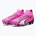 Футболни обувки PUMA Ultra Pro FG/AG отровно розово/пума бяло/пума черно 10