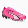Футболни обувки PUMA Ultra Match FG/AG отровно розово/пума бяло/пума черно