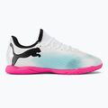 Детски футболни обувки PUMA Future 7 Play IT puma white/puma black/poison pink 2